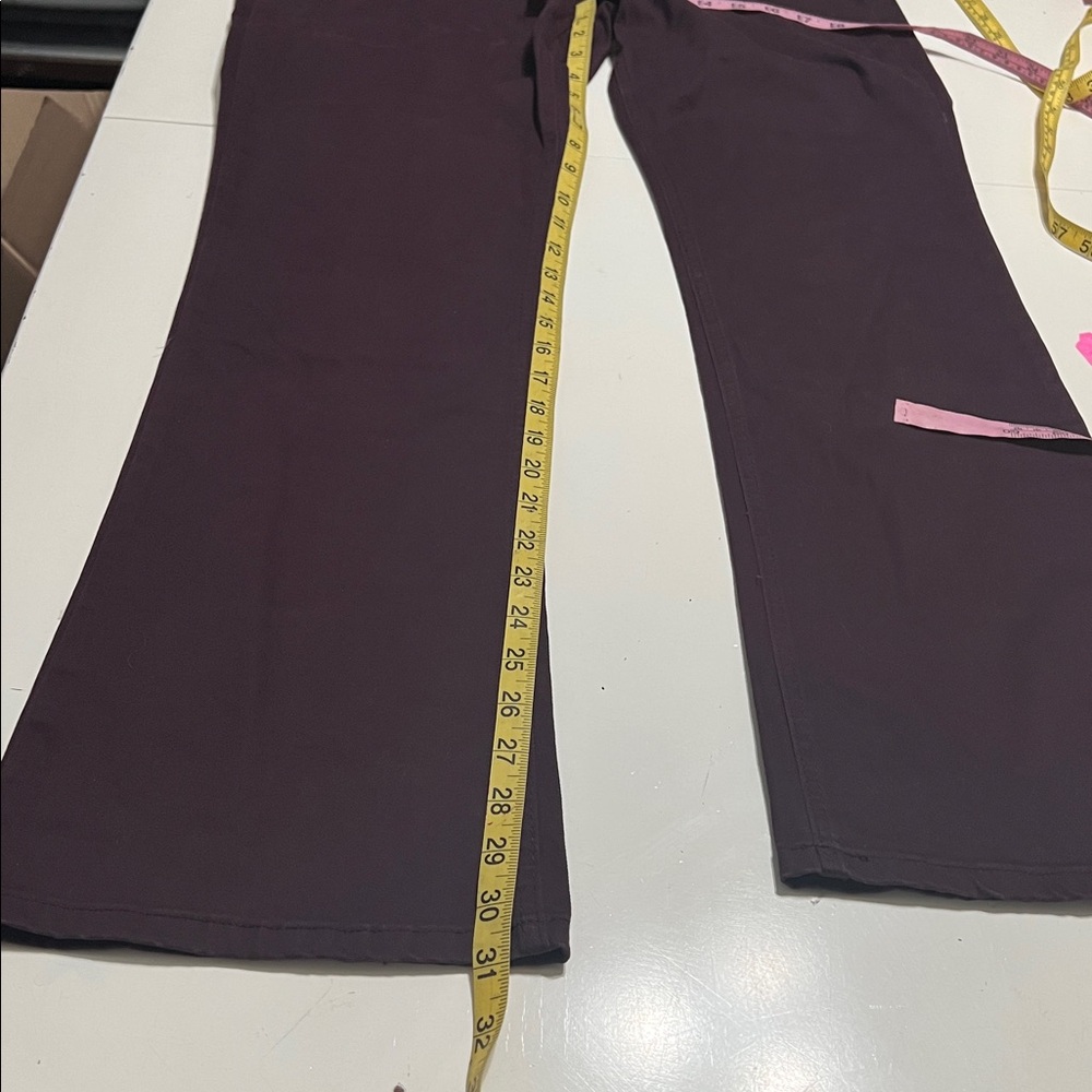 Democracy Ryland Itty Bitty Boot Cut Deep Purple Jeans Size 12 - Picture 6 of 10